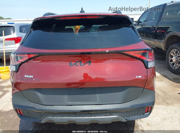 5XYK6CDF8SG274342 2025 KIA SPORTAGE Maroon 