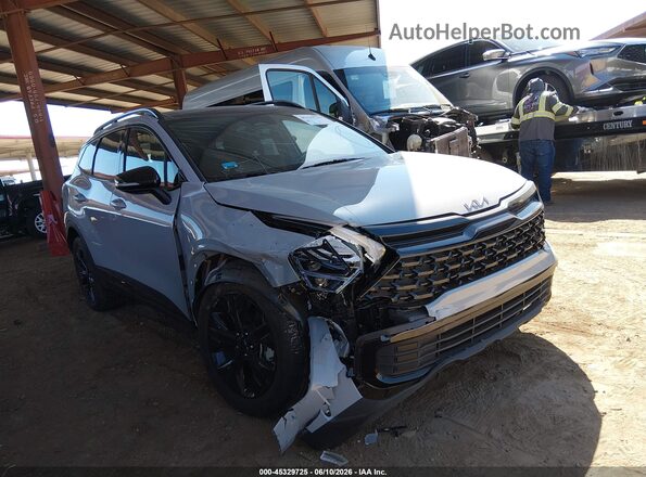 5XYK6CDF9SG292378 2025 KIA SPORTAGE Gray Vista frontal