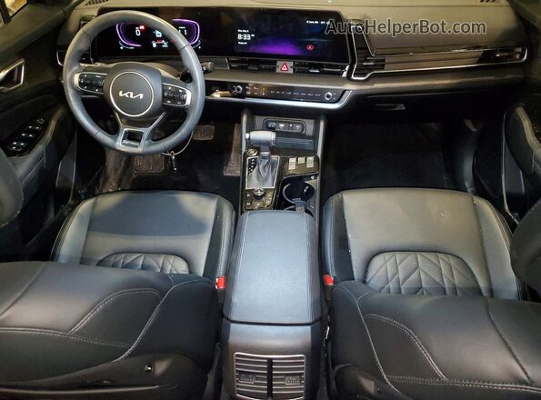 5XYK6CDF9SG306750 2025 KIA SPORTAGE Black Widok deski rozdzielczej