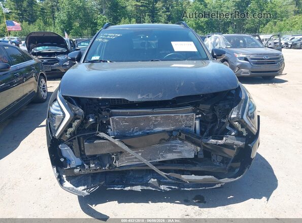 5XYK6CDFXSG286203 2025 KIA SPORTAGE Black Widok z przodu
