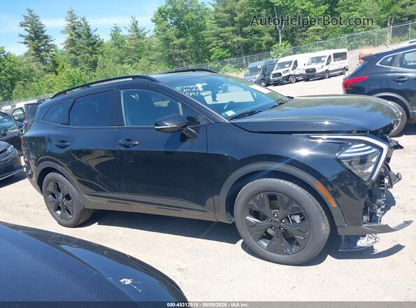 5XYK6CDFXSG286203 2025 KIA SPORTAGE Black Widok wnętrza 360 stopni