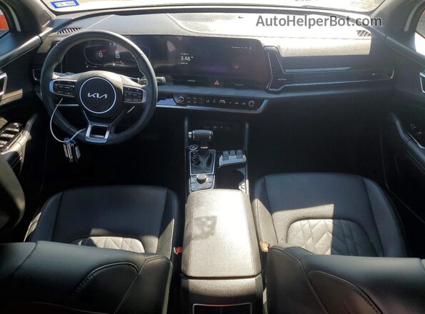 5XYK6CDFXSG288517 2025 KIA SPORTAGE White Widok deski rozdzielczej