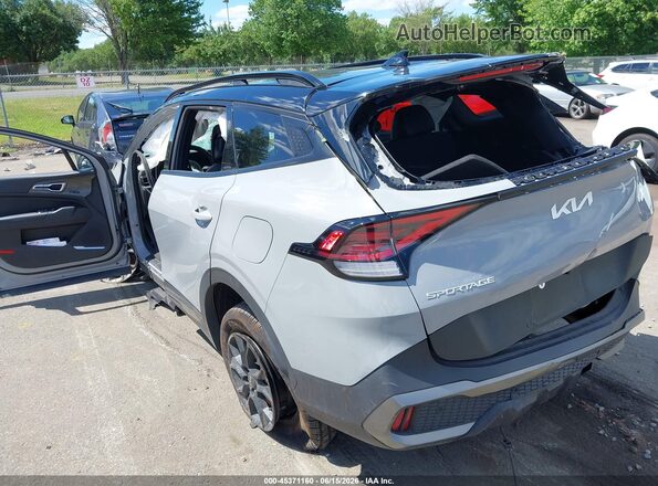5XYK7CAF6PG027295 2023 KIA SPORTAGE Gray Trasero izquierdo