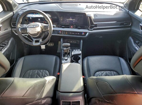 5XYK7CDF4RG149068 2024 KIA SPORTAGE Gray Вид панелі приладів