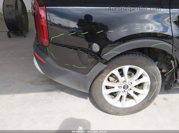 5XYP24HC1MG122302 2021 KIA TELLURIDE Black წინა ხედი