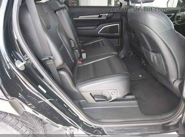 5XYP24HC1MG122302 2021 KIA TELLURIDE Black VIN კოდის სტიკერის ხედი