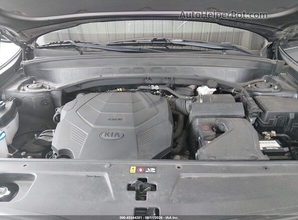 5XYP24HC1MG122302 2021 KIA TELLURIDE Black უკანა ხედი