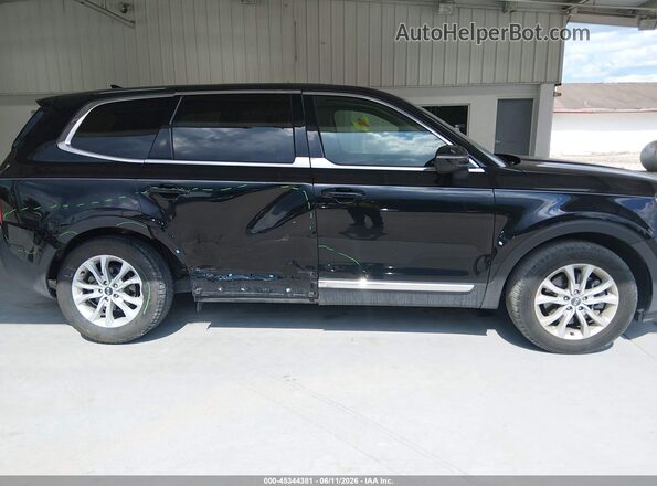 5XYP24HC1MG122302 2021 KIA TELLURIDE Black უკანა სალონის ხედი
