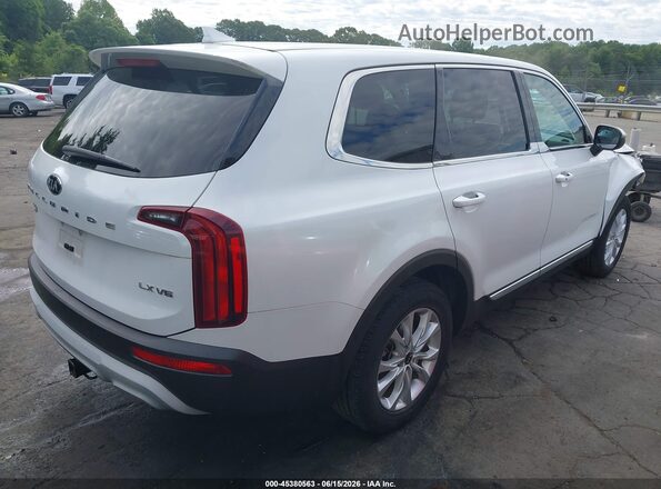 5XYP24HC2LG050654 2020 KIA TELLURIDE White უკანა მარჯვენა