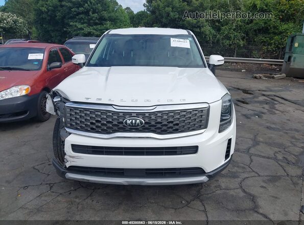 5XYP24HC2LG050654 2020 KIA TELLURIDE White ხელსაწყოთა პანელის ხედი