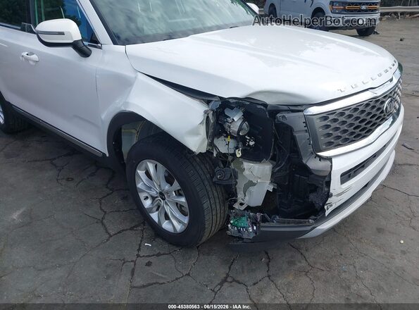 5XYP24HC2LG050654 2020 KIA TELLURIDE White წინა ხედი
