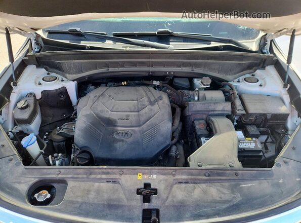 5XYP24HC2MG149721 2021 KIA TELLURIDE White Engine compartment view
