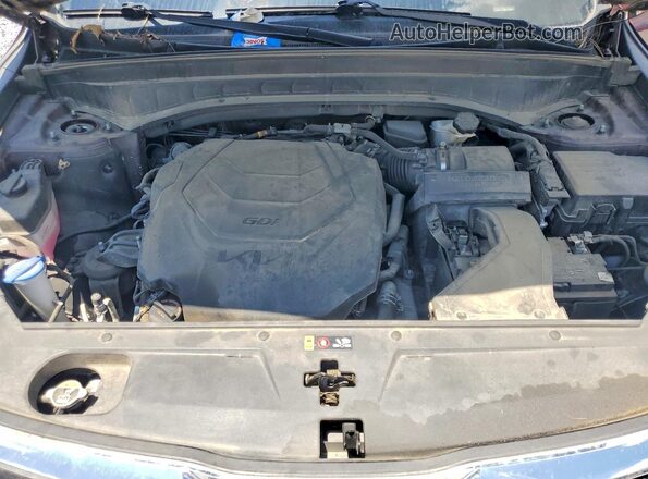 5XYP24HC2NG265440 2022 KIA TELLURIDE Burgundy Вид підкапотного простору