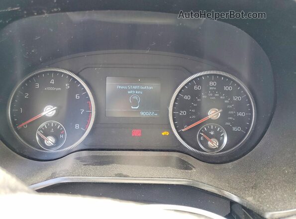 5XYP24HC2NG265440 2022 KIA TELLURIDE Burgundy Вид щитка приладів