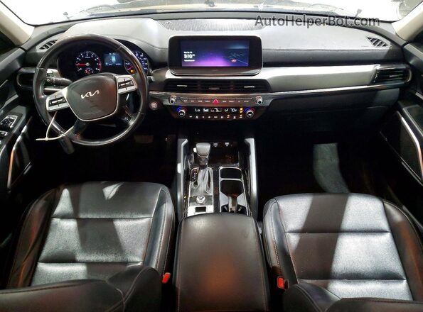 5XYP24HC2NG294565 2022 KIA TELLURIDE White Առջևի վահանակի տեսք