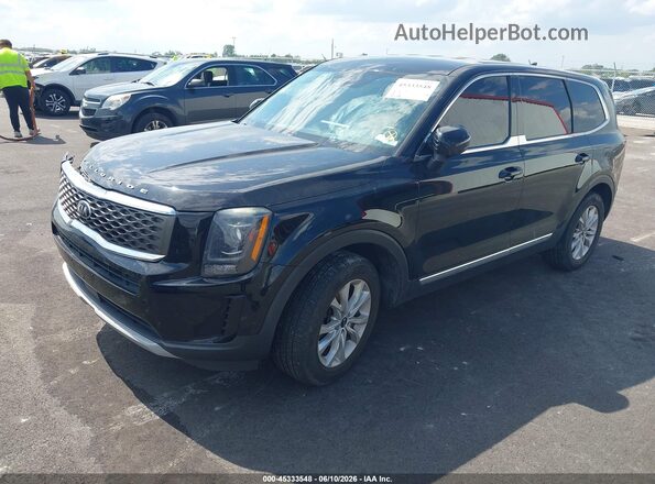 5XYP24HC4LG040756 2020 KIA TELLURIDE Black Vista tres cuartos delantera izquierda