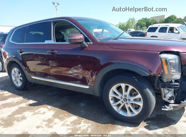 5XYP24HC6LG023442 2020 KIA TELLURIDE Фиолетовый Панорамный вид салона 360°