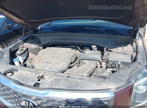 5XYP24HC6LG023442 2020 KIA TELLURIDE Фиолетовый Вид сзади