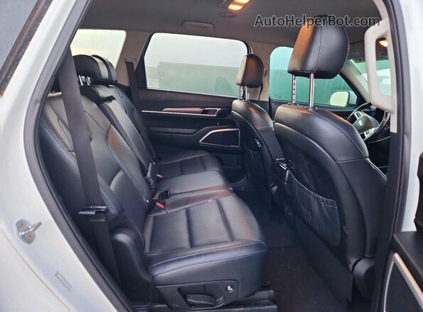 5XYP24HC6MG107553 2021 KIA TELLURIDE White Rear seats view
