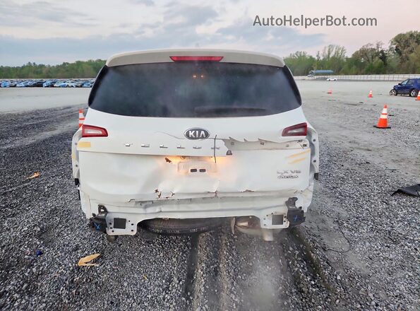 5XYP24HC6MG107553 2021 KIA TELLURIDE White Rear view