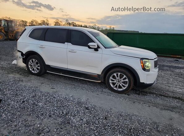 5XYP24HC6MG107553 2021 KIA TELLURIDE White Front right