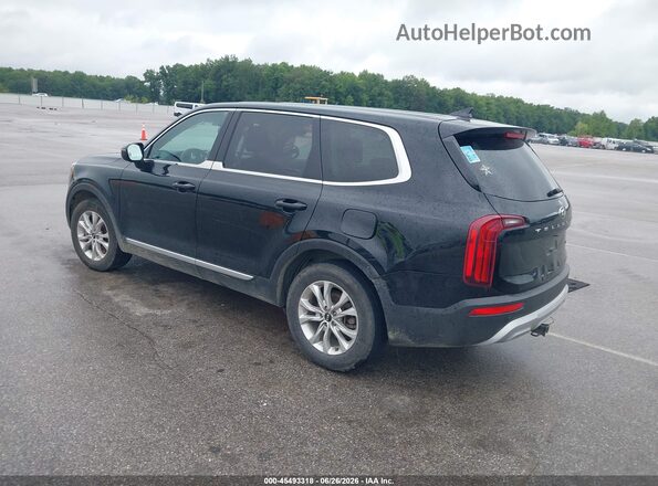 5XYP24HC6MG155392 2021 KIA TELLURIDE Black Trasero izquierdo