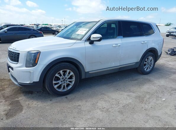 5XYP24HC6NG289837 2022 KIA TELLURIDE White Передня ліва чверть