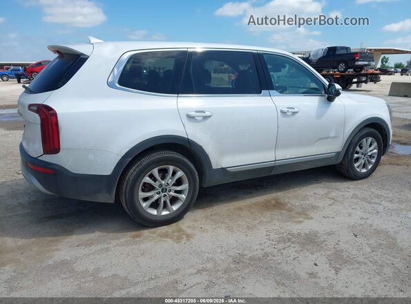 5XYP24HC6NG289837 2022 KIA TELLURIDE White Задня права чверть