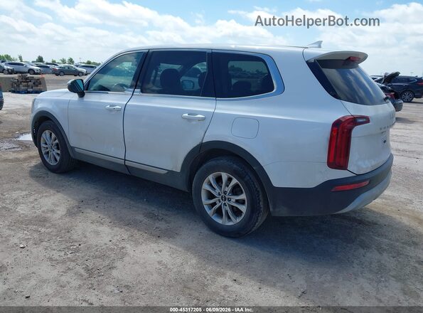 5XYP24HC6NG289837 2022 KIA TELLURIDE White Задня ліва чверть