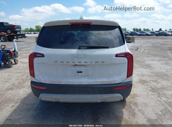 5XYP24HC6NG289837 2022 KIA TELLURIDE White 