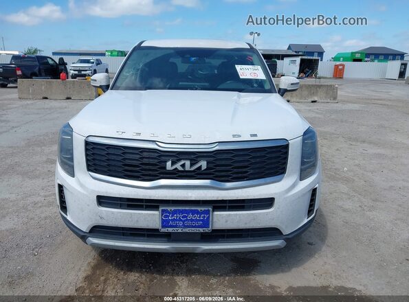 5XYP24HC6NG289837 2022 KIA TELLURIDE White Вид щитка приладів