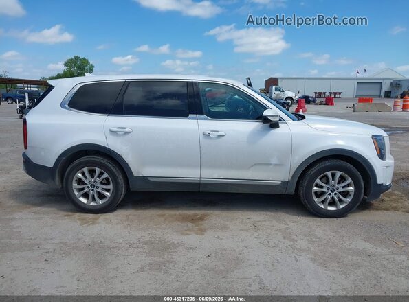 5XYP24HC6NG289837 2022 KIA TELLURIDE White Вид задньої частини салону