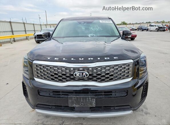 5XYP24HC7LG087988 2020 KIA TELLURIDE Black Front view