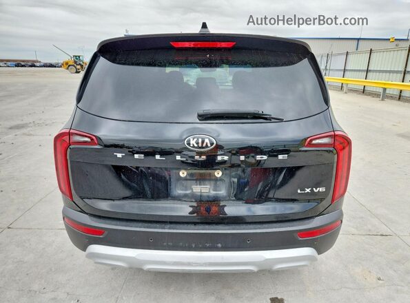 5XYP24HC7LG087988 2020 KIA TELLURIDE Black Rear view