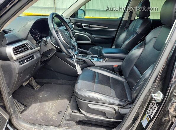 5XYP24HC7LG087988 2020 KIA TELLURIDE Black Front interior view