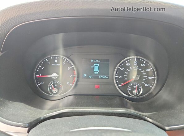 5XYP24HC7LG087988 2020 KIA TELLURIDE Black Instrument cluster view