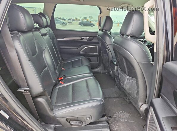 5XYP24HC7LG087988 2020 KIA TELLURIDE Black Rear seats view
