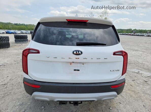 5XYP24HC7LG093225 2020 KIA TELLURIDE White Vista trasera