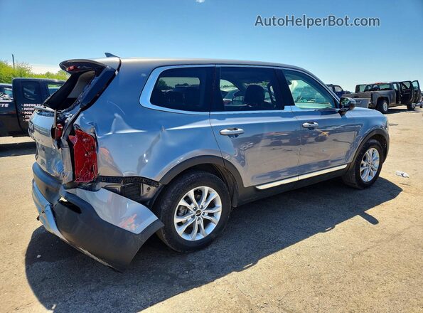 5XYP24HC9NG217370 2022 KIA TELLURIDE Silver უკანა მარჯვენა