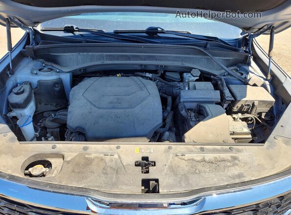 5XYP24HC9NG217370 2022 KIA TELLURIDE Silver ძრავის განყოფილების ხედი