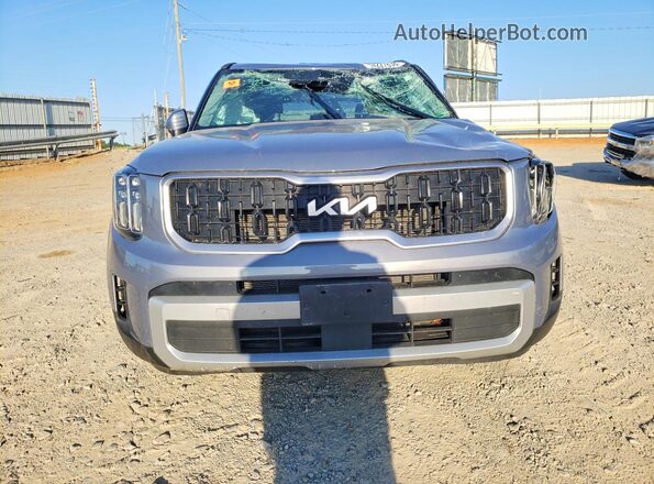 5XYP2DGCXRG536722 2024 KIA TELLURIDE Gray Vista frontal