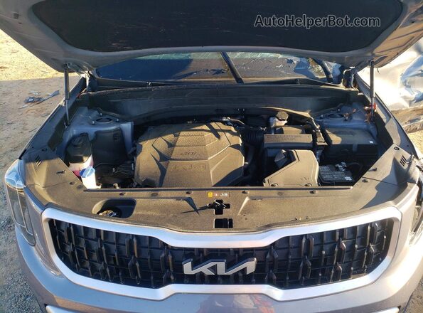 5XYP2DGCXRG536722 2024 KIA TELLURIDE Gray Vista del compartimento del motor