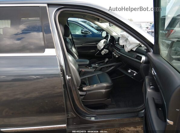 5XYP2DHC1MG148527 2021 KIA TELLURIDE Gray Widok wnętrza z przodu