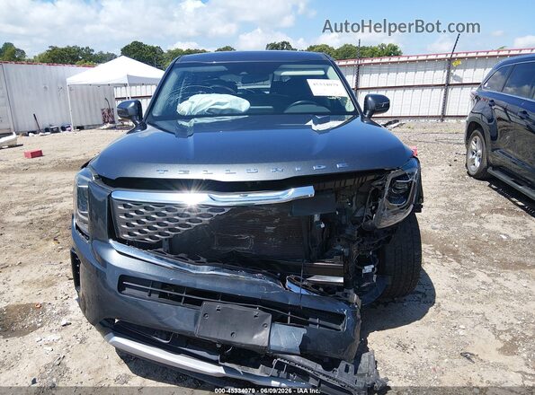 5XYP2DHC1MG148527 2021 KIA TELLURIDE Gray Widok wnętrza z tyłu