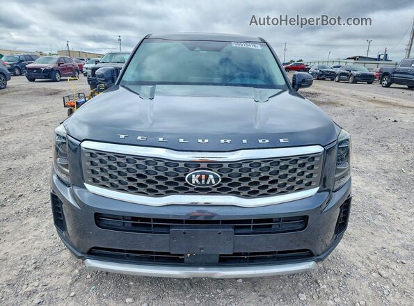 5XYP2DHC2MG183495 2021 KIA TELLURIDE Gray Front view