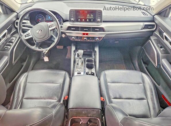5XYP2DHC2MG183495 2021 KIA TELLURIDE Gray Dashboard view