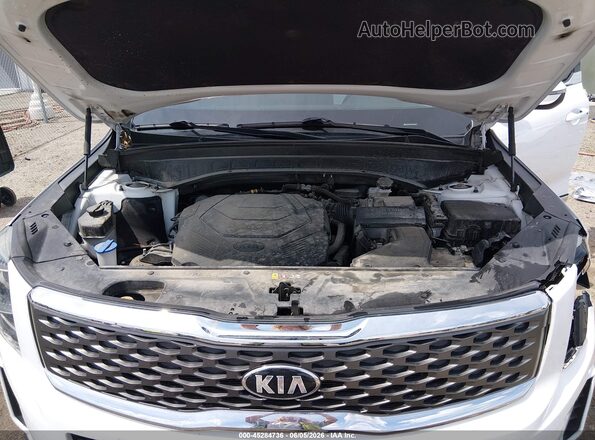 5XYP2DHC4MG183854 2021 KIA TELLURIDE White Вид ззаду