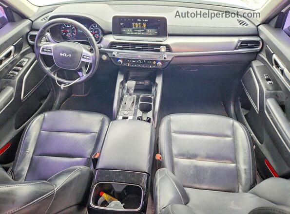 5XYP2DHC4NG208303 2022 KIA TELLURIDE White Dashboard view