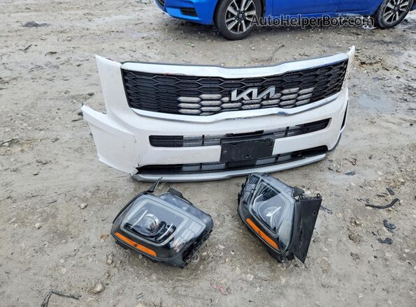 5XYP2DHC4NG208303 2022 KIA TELLURIDE White VIN sticker view