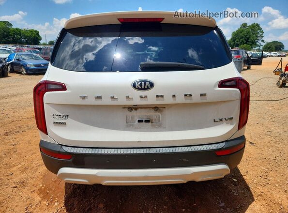 5XYP2DHC6MG096926 2021 KIA TELLURIDE White Հետևի տեսք